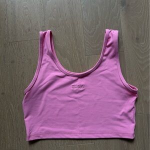 Saski Pink Women's Crop Top